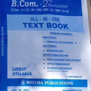 1. B.Com 2nd Sem All in One (Chapterwise) Text Book