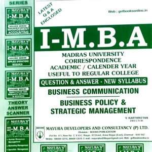 6. M.B.A Business Communication (wrapper damaged)