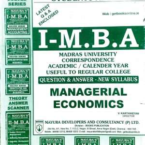 5. M.B.A Managerial Economics (wrapper damaged)
