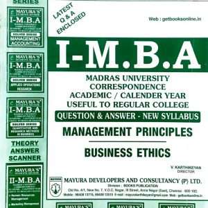 8. M.B.A Management Principles and Business Ethics (wrapper damaged, pages good)