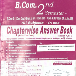 B.Com 2nd Semester Correspondence Book (Distance Education)