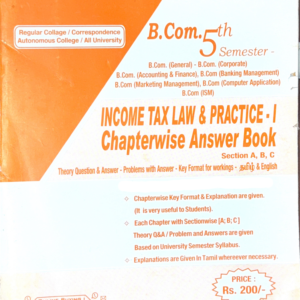 61. Old Syllabus Income Tax I Book